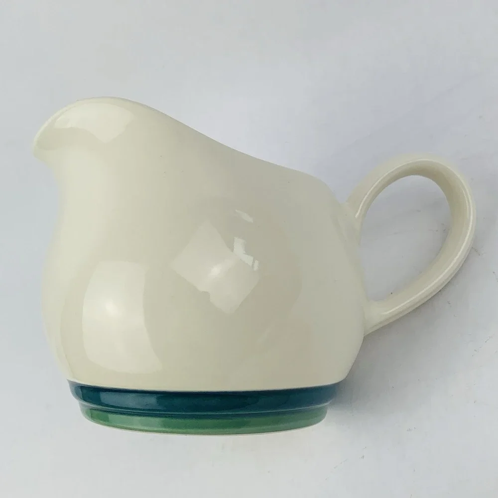 Vintage Pfaltzgraff Creamer And Sugar Bowl Set Ocean Breeze Gravy Holiday Table